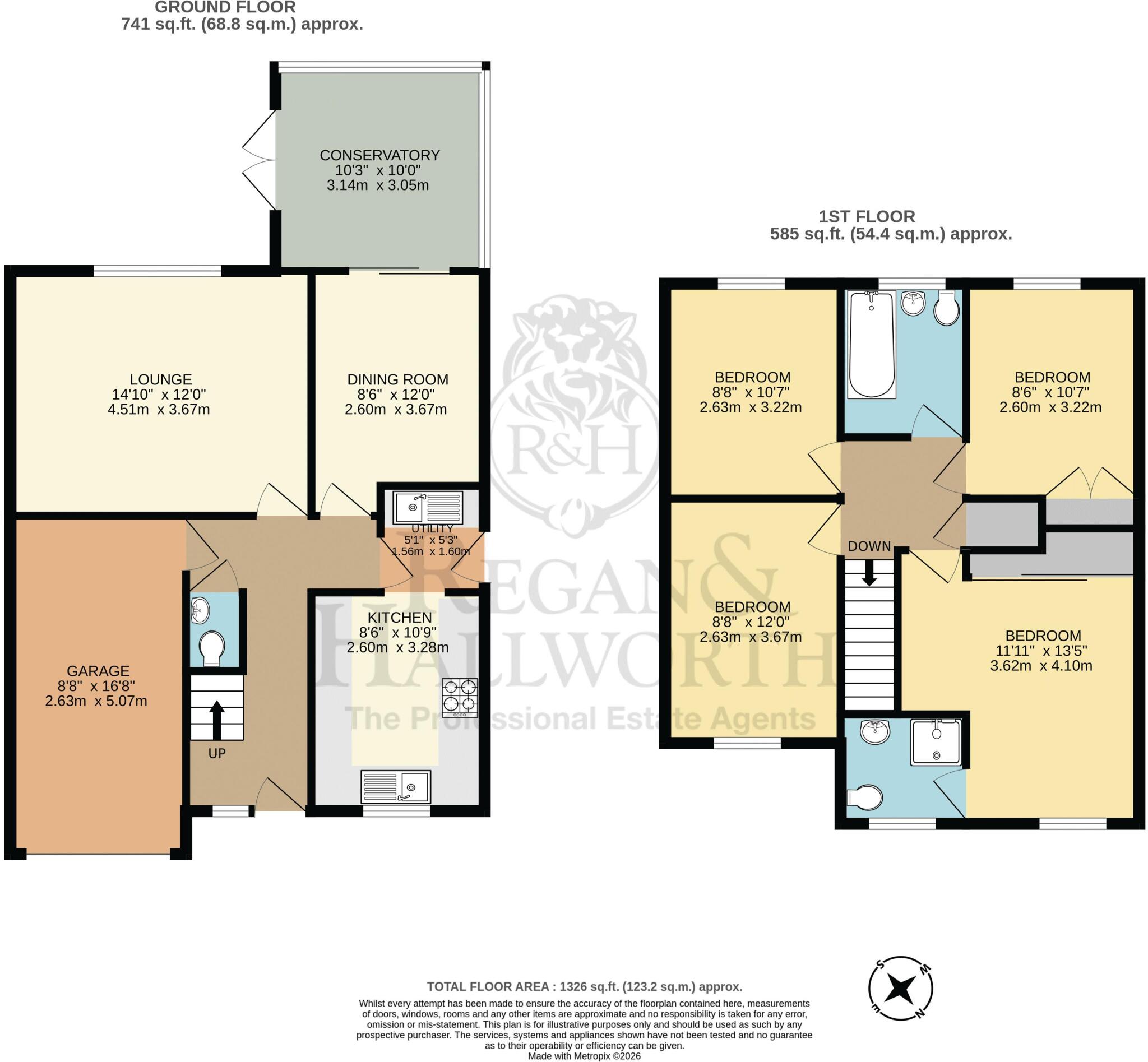 Hampstead Road, Standish, WN6 0RR floorplan