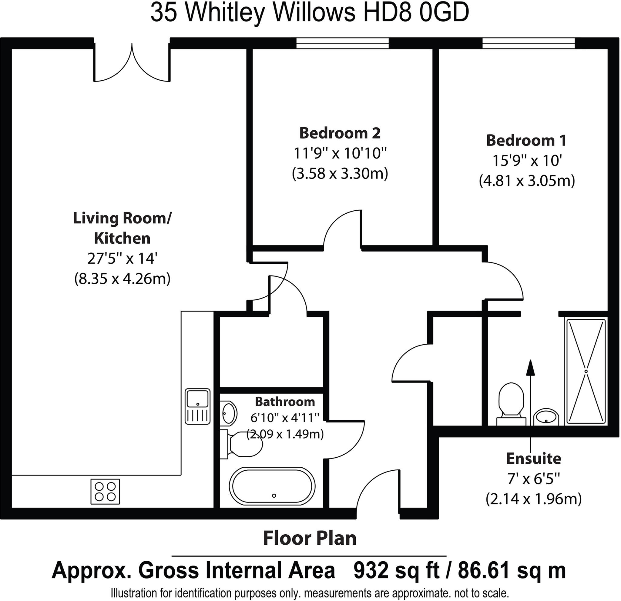 Whitley Willows, Lepton floorplan
