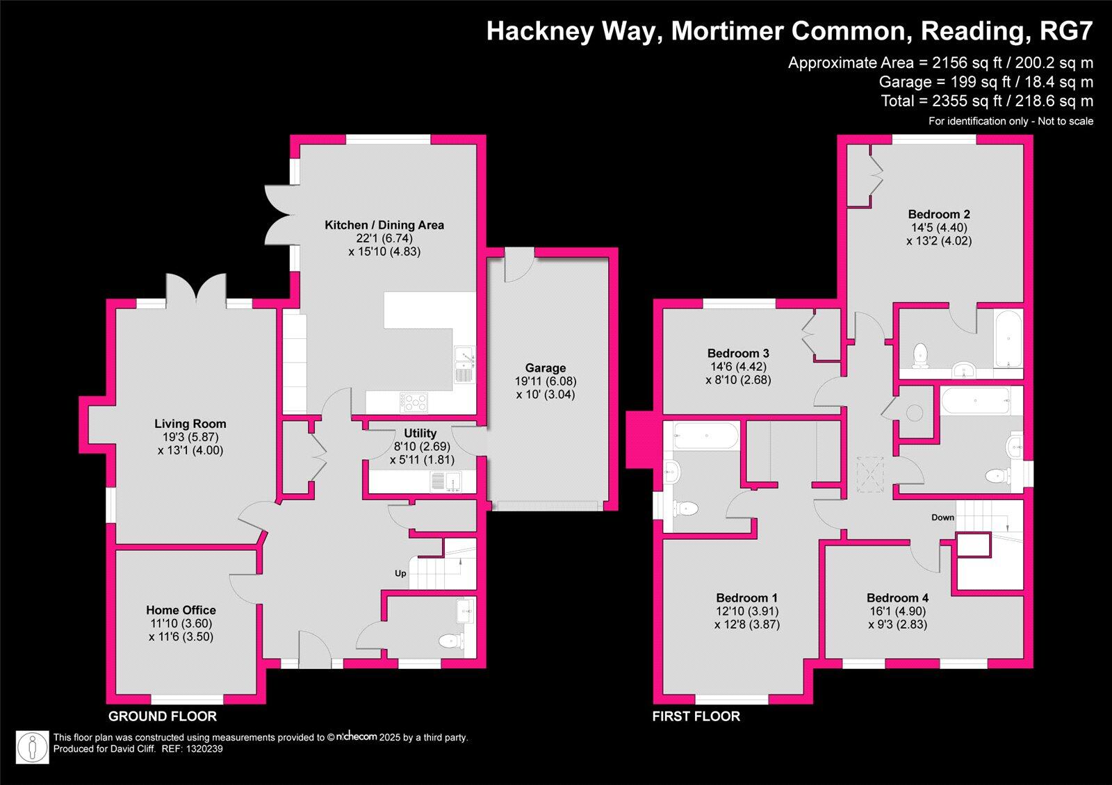 Hackney Way, Mortimer Common, Reading, Berkshire, RG7 floorplan
