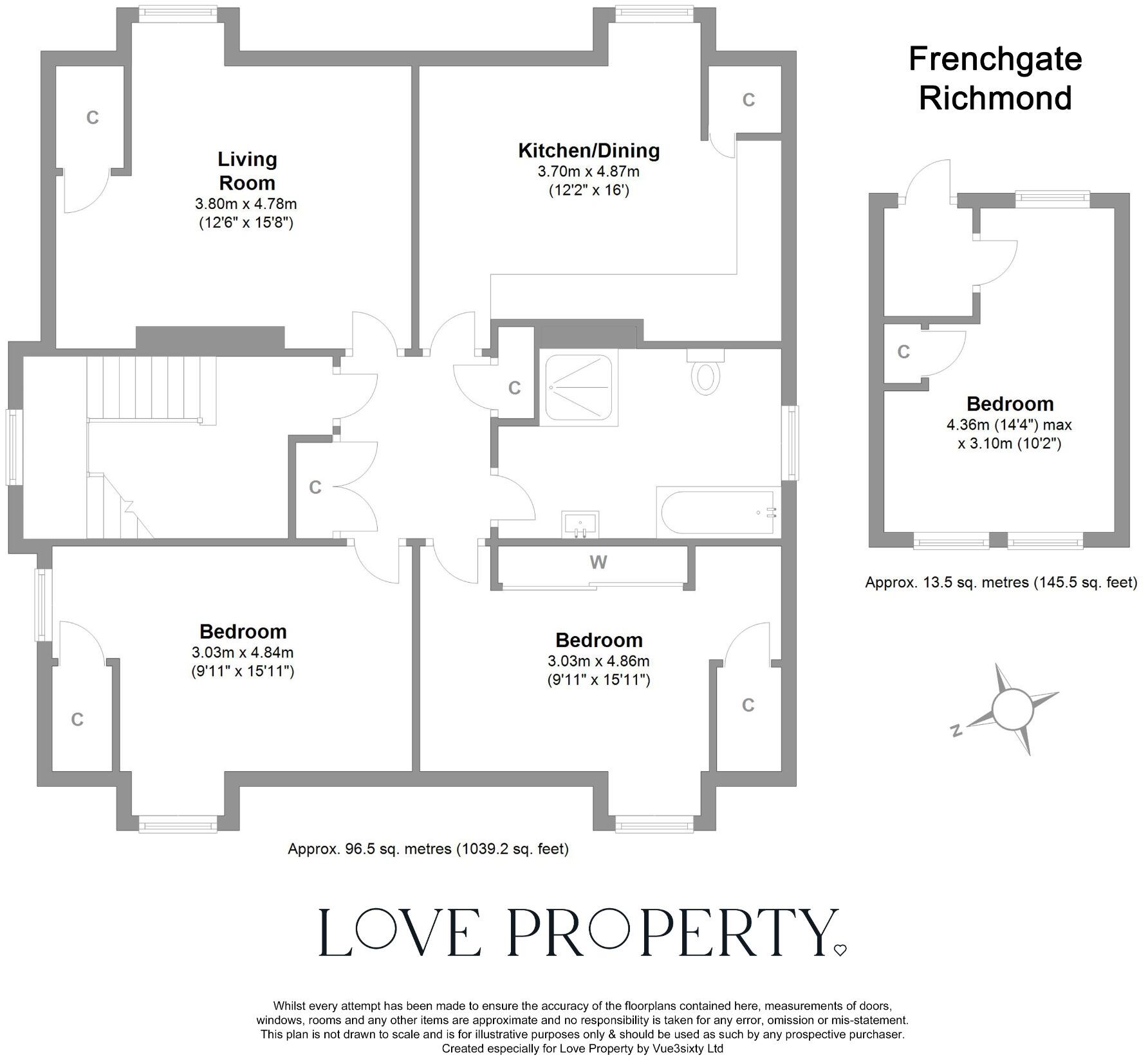 Frenchgate, Richmond floorplan
