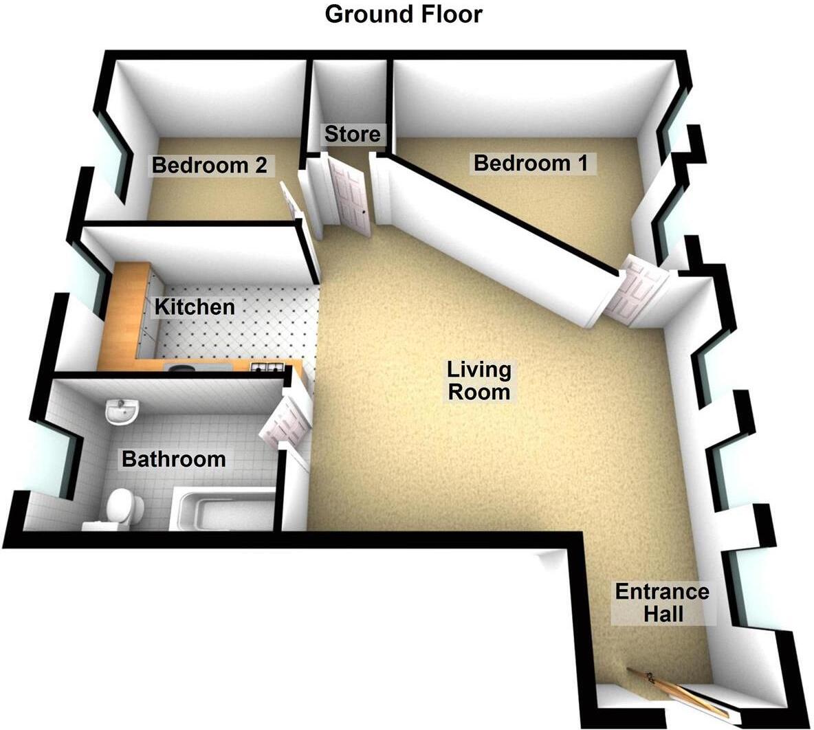 High Causeway, Whittlesey, Peterborough, PE7 floorplan
