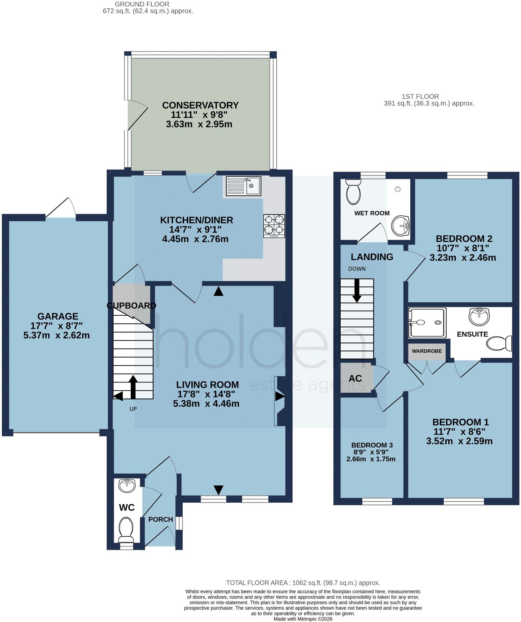 Beaumont Way, Maldon floorplan