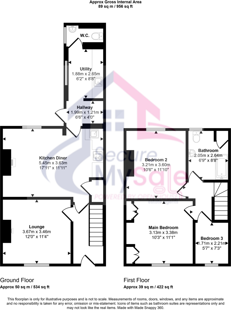 Robertson Road, Grantham floorplan
