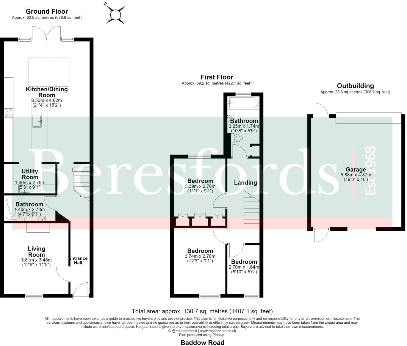 Baddow Road, Chelmsford, CM2 floorplan