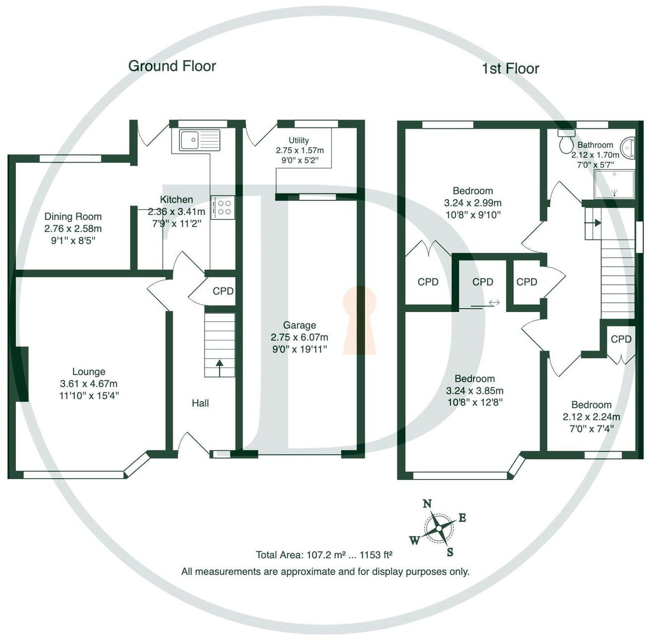 Birch Grove, Whitby, Ellesmere Port, CH66 floorplan