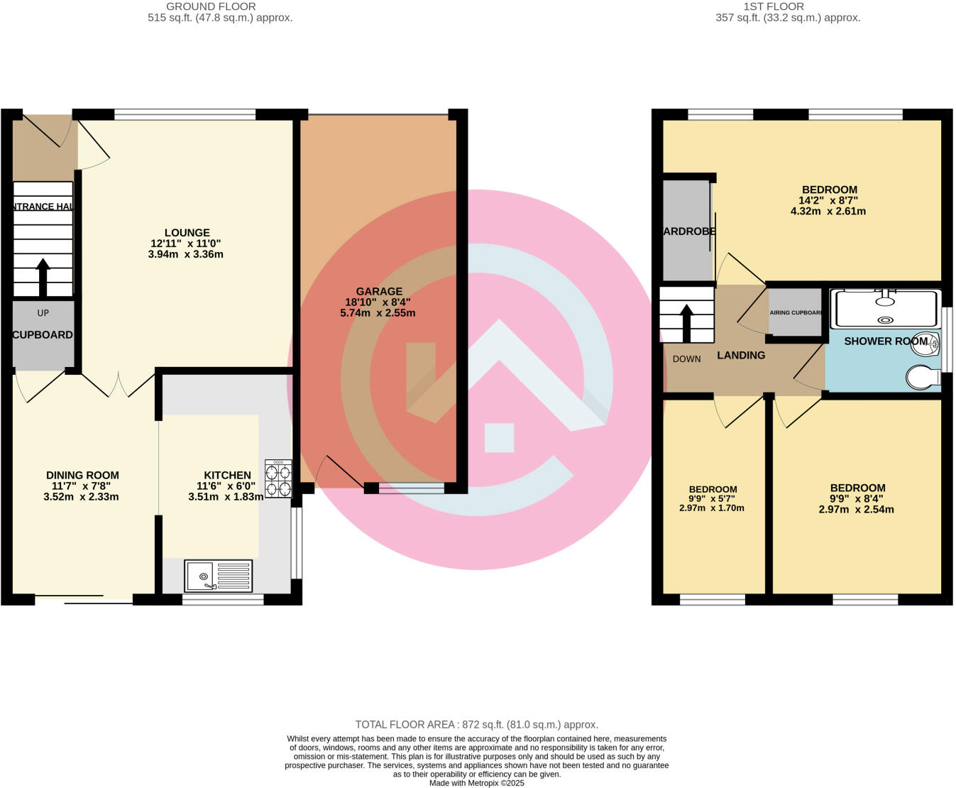 Oak Way, Woodley, RG5 floorplan