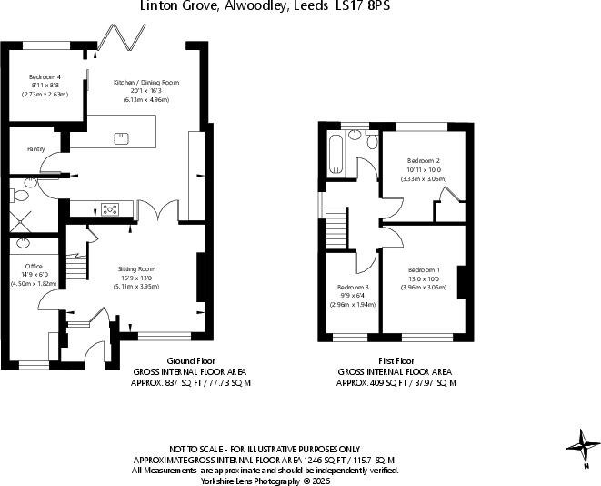 Linton Grove, Alwoodley floorplan