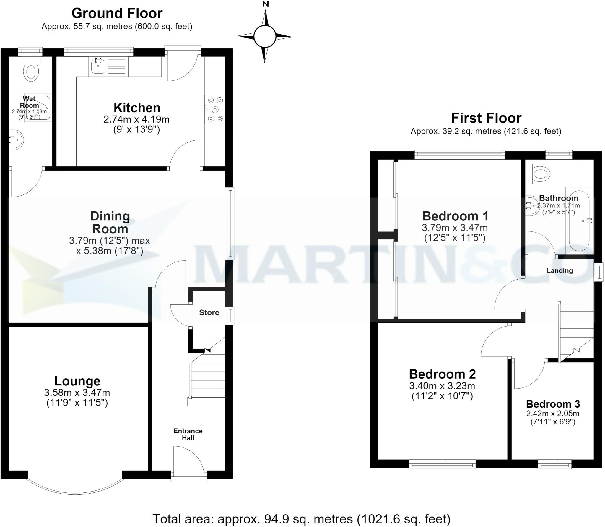 Anston Avenue, Worksop floorplan