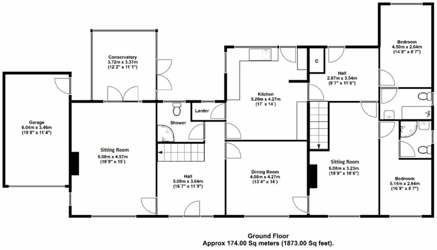 Hermiston, Braithwaite, Keswick, Cumbria floorplan