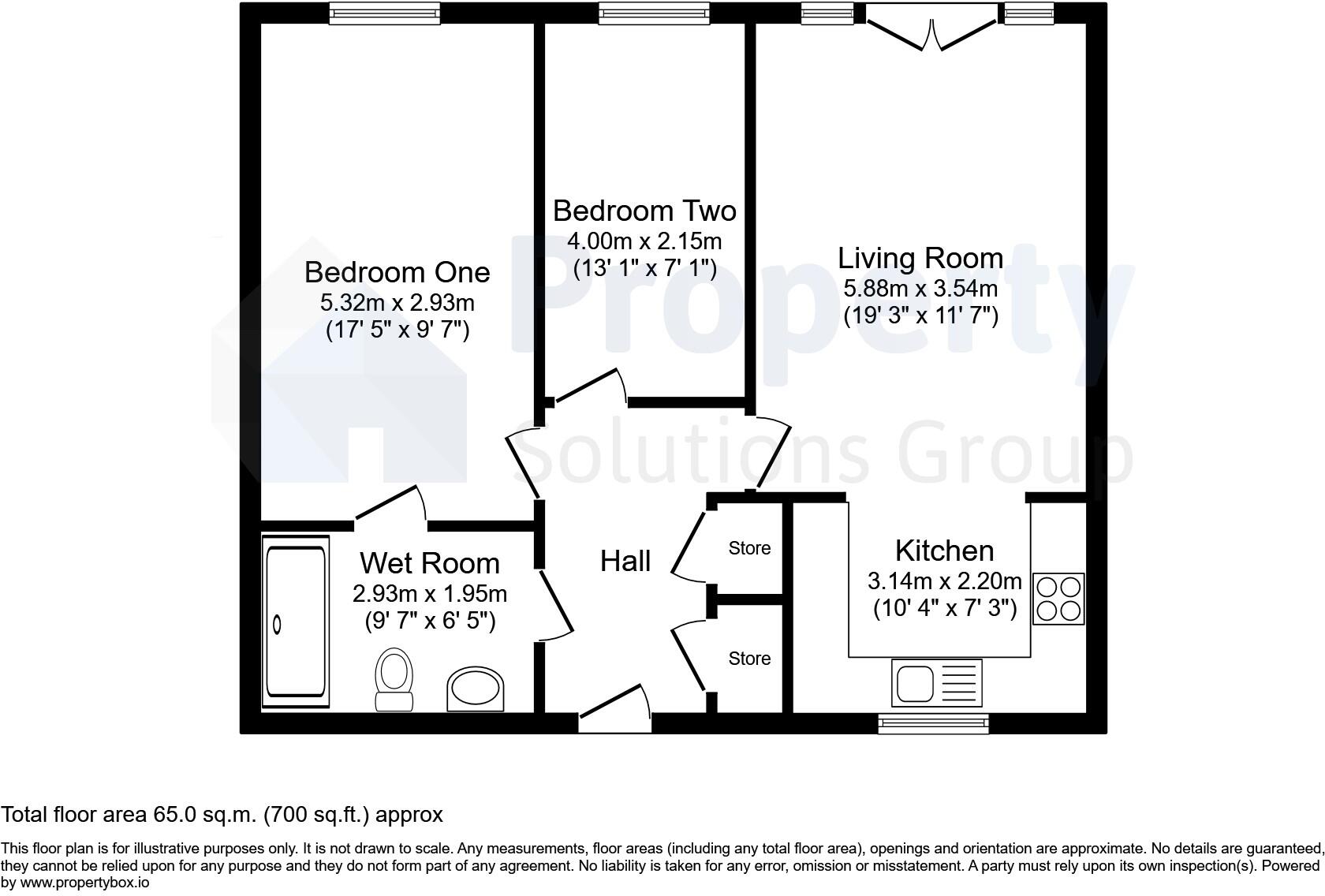 Fernleigh, Buttercross Lane, Witney, Oxfordshire floorplan