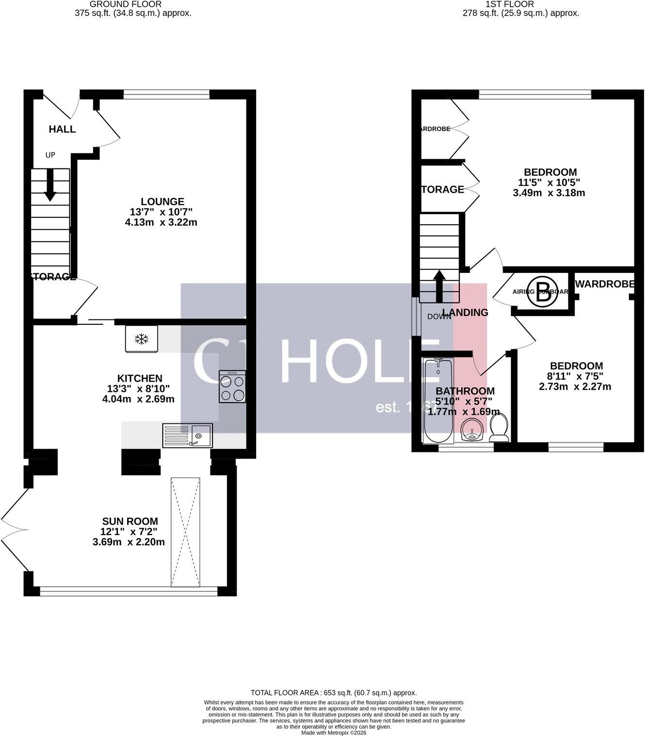 Clover Way, Highbridge, Somerset, TA9 floorplan