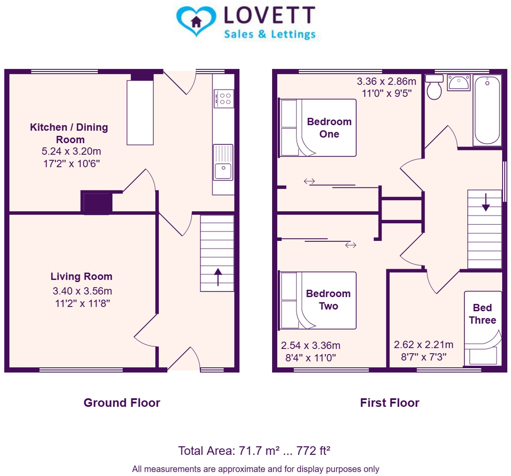 Hayling Avenue, Little Paxton, PE19 floorplan