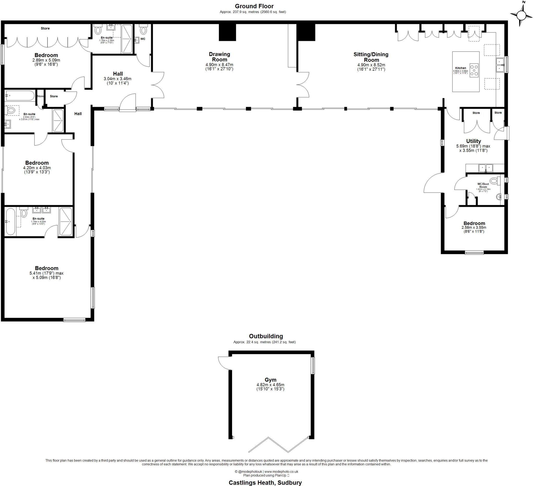 Groton, Sudbury, Suffolk floorplan