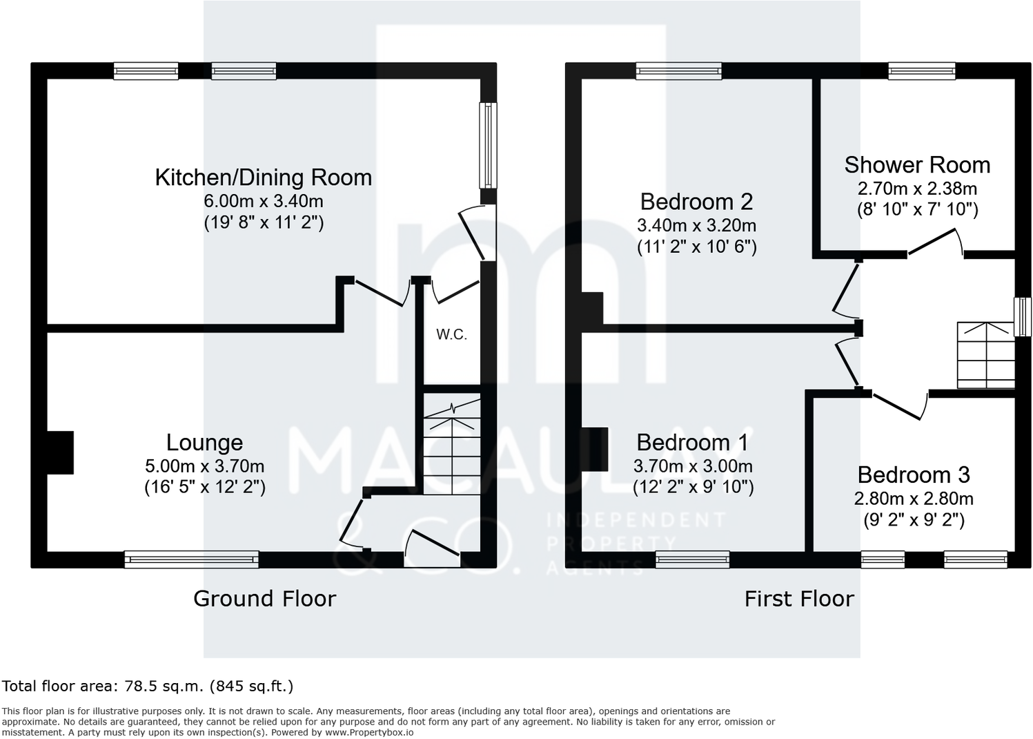 Thornview Road, Hellifield, Skipton, North Yorkshire, BD23 4JJ floorplan