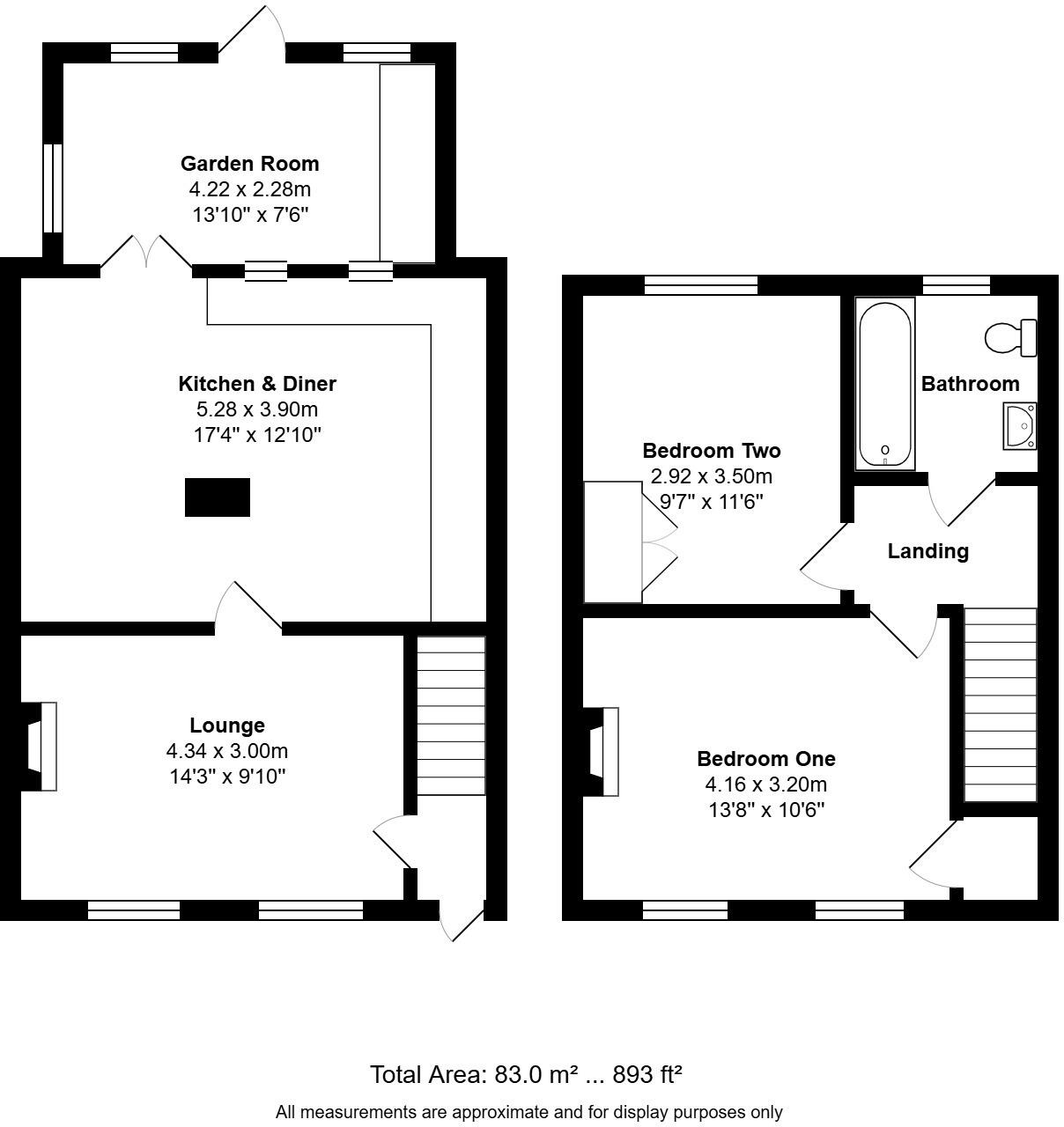 Back Lane, Mileham floorplan