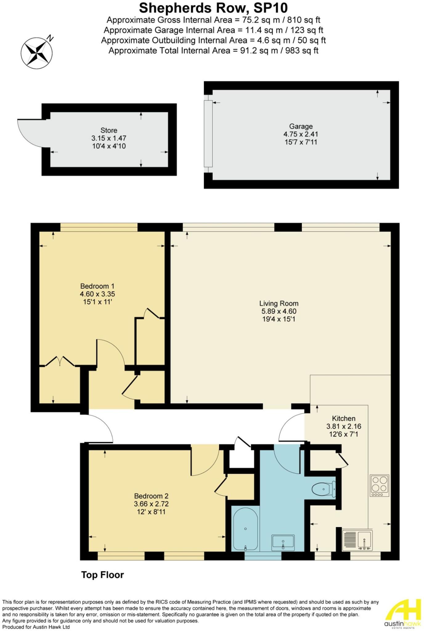 Shepherds Row, Andover, SP10 floorplan