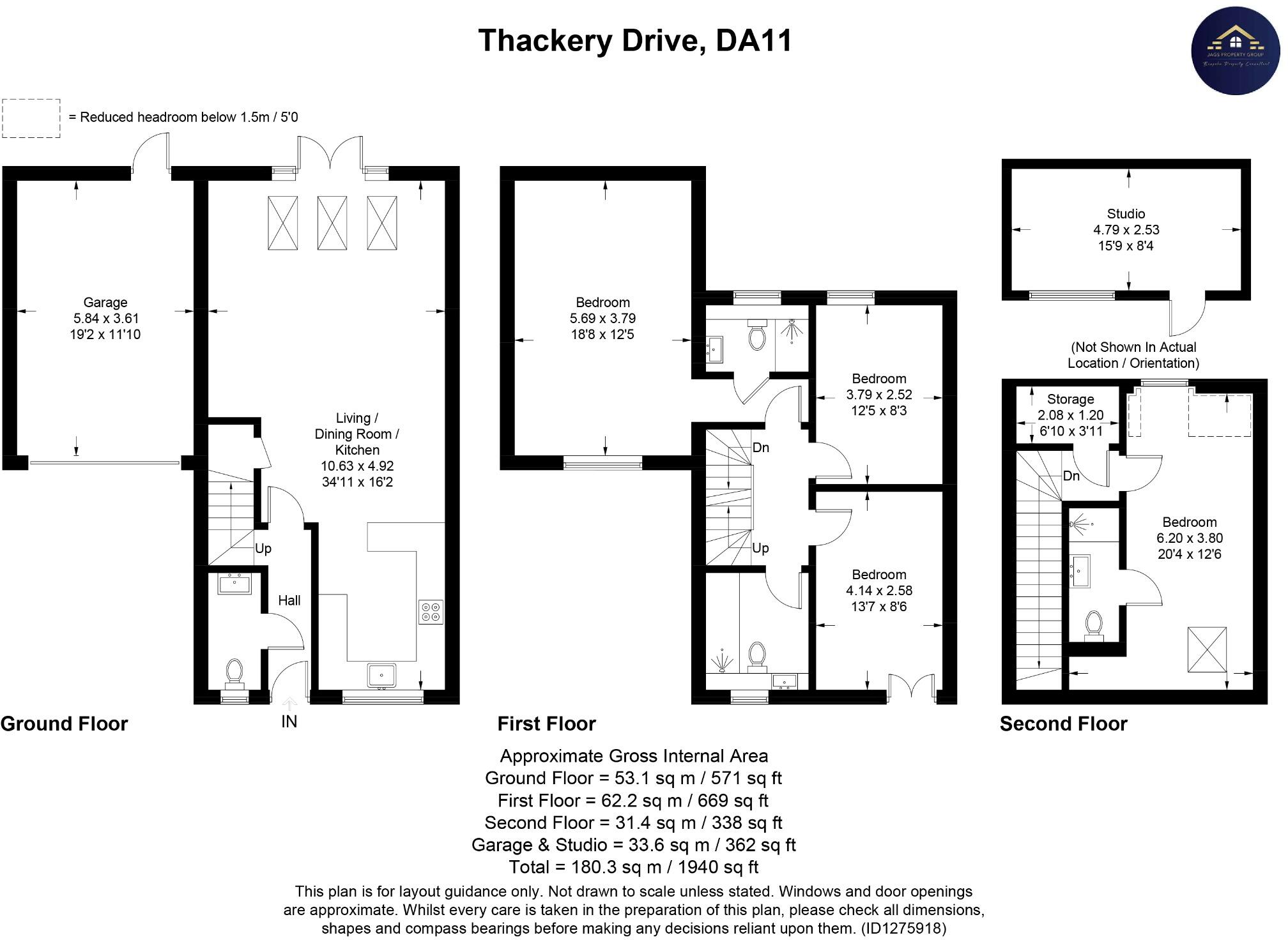 Thackeray Drive, Northfleet, Gravesend, Kent, DA11 floorplan