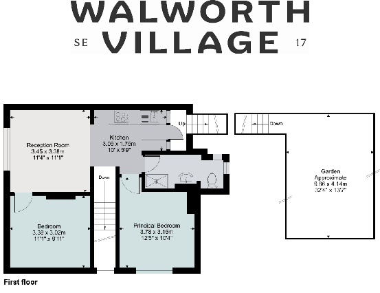 Aylesbury Road, London floorplan