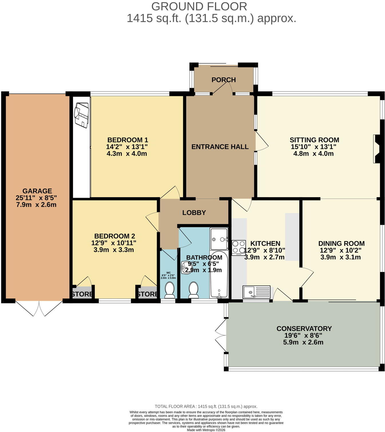 Ocean View, Broadstairs, CT10 1TP floorplan