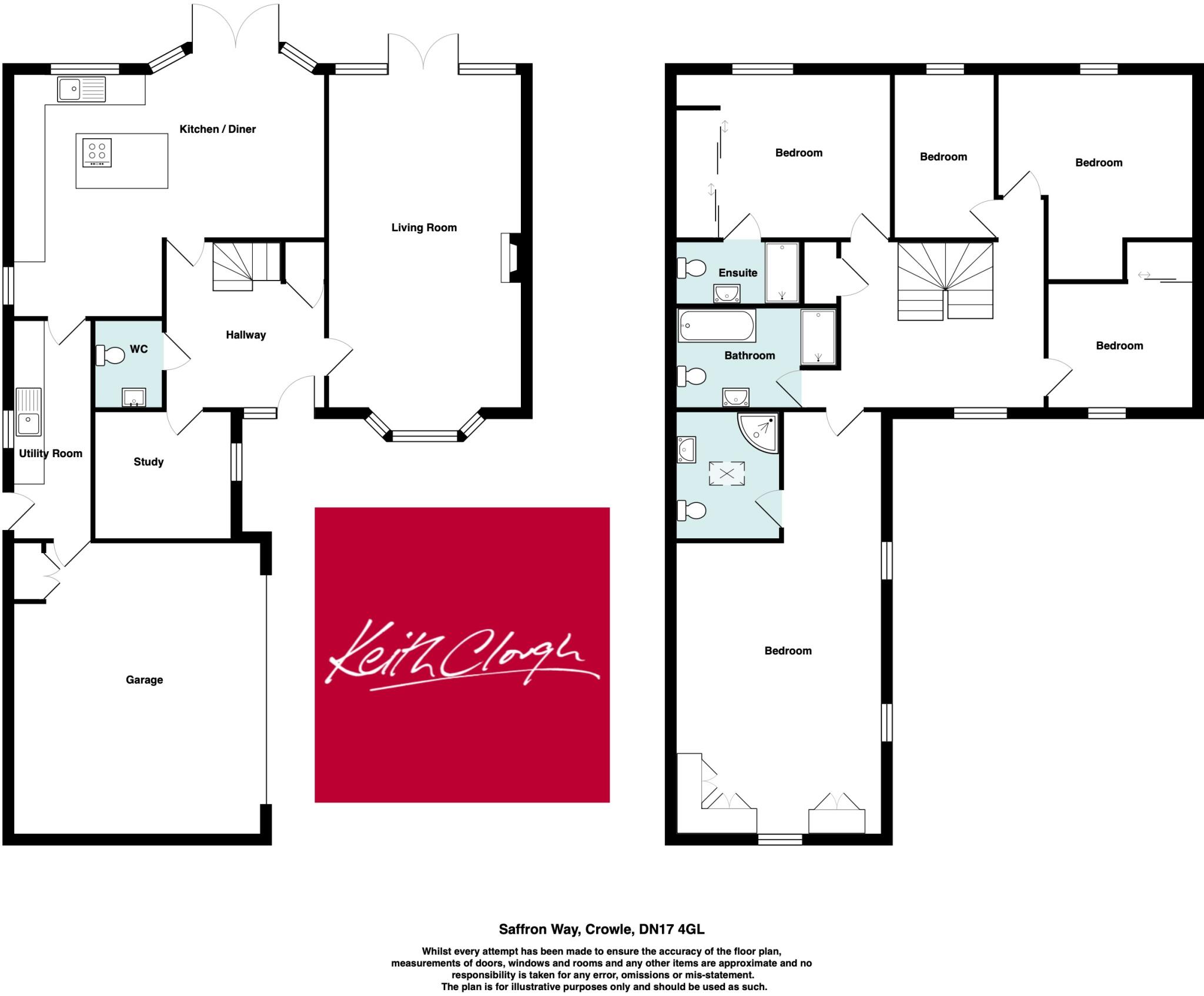 Saffron Way, Crowle floorplan
