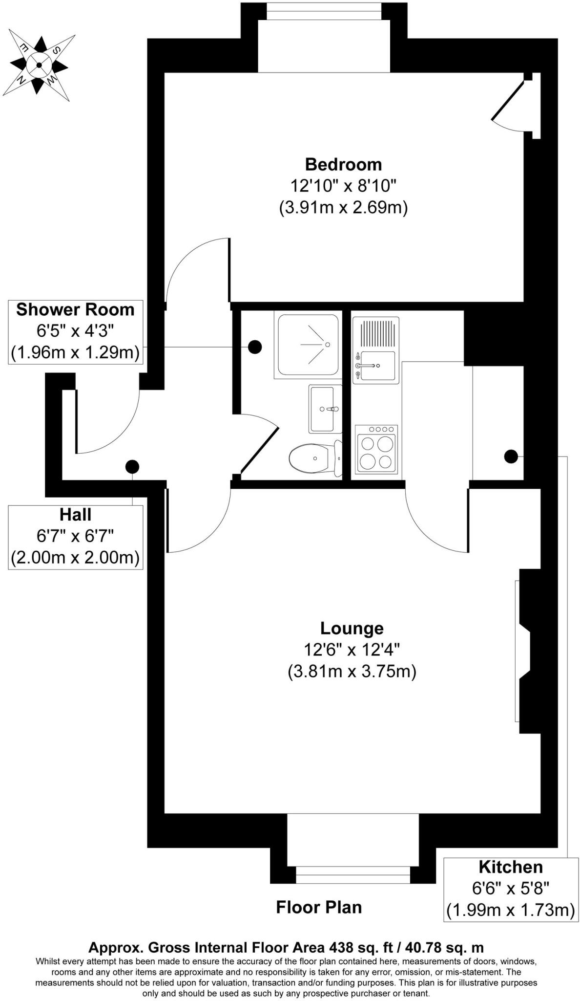 2/L, 565 Great Western Road, Aberdeen, AB10 6PA floorplan