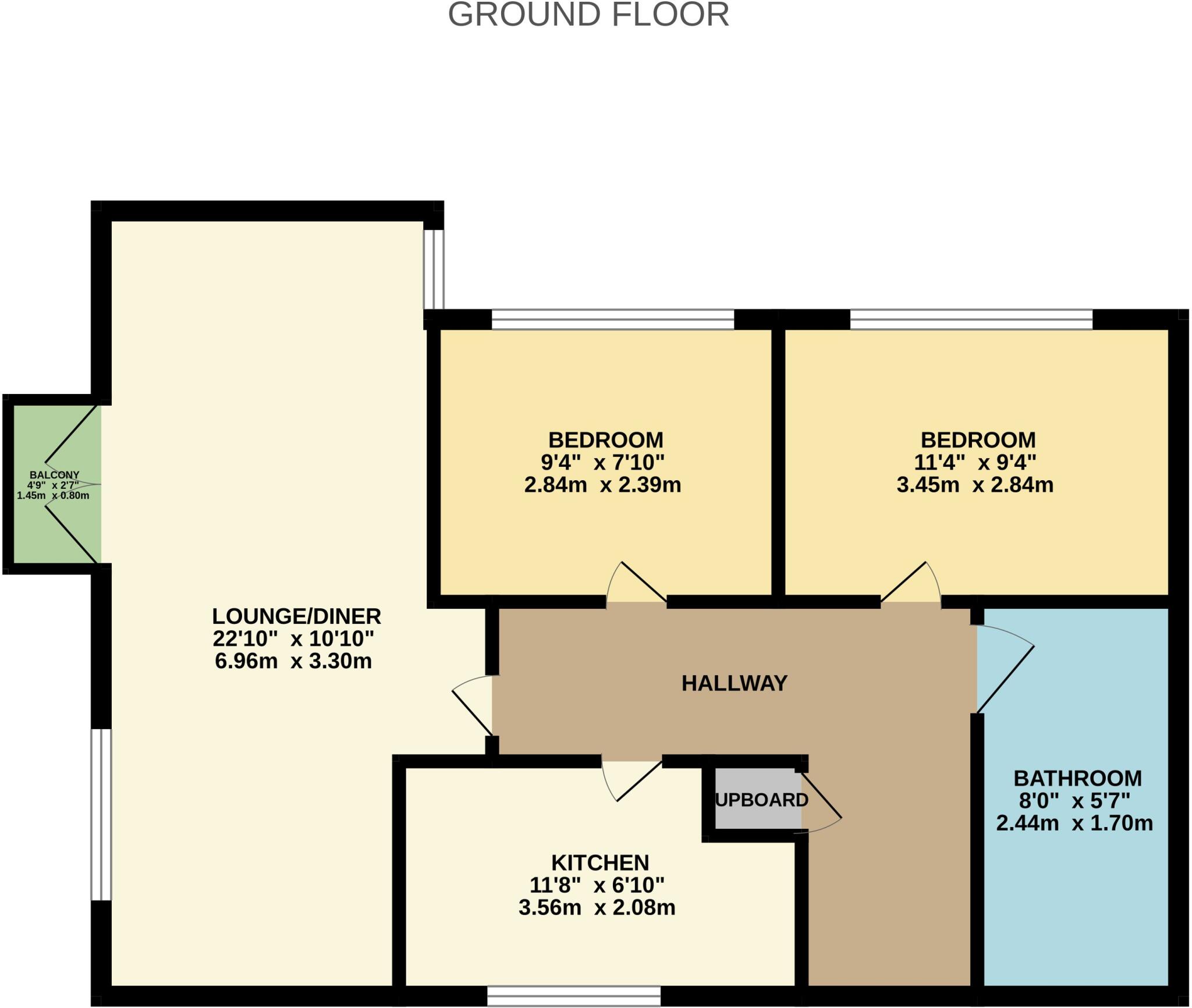 Hill View Court, Bolton, Greater Manchester, BL1 floorplan
