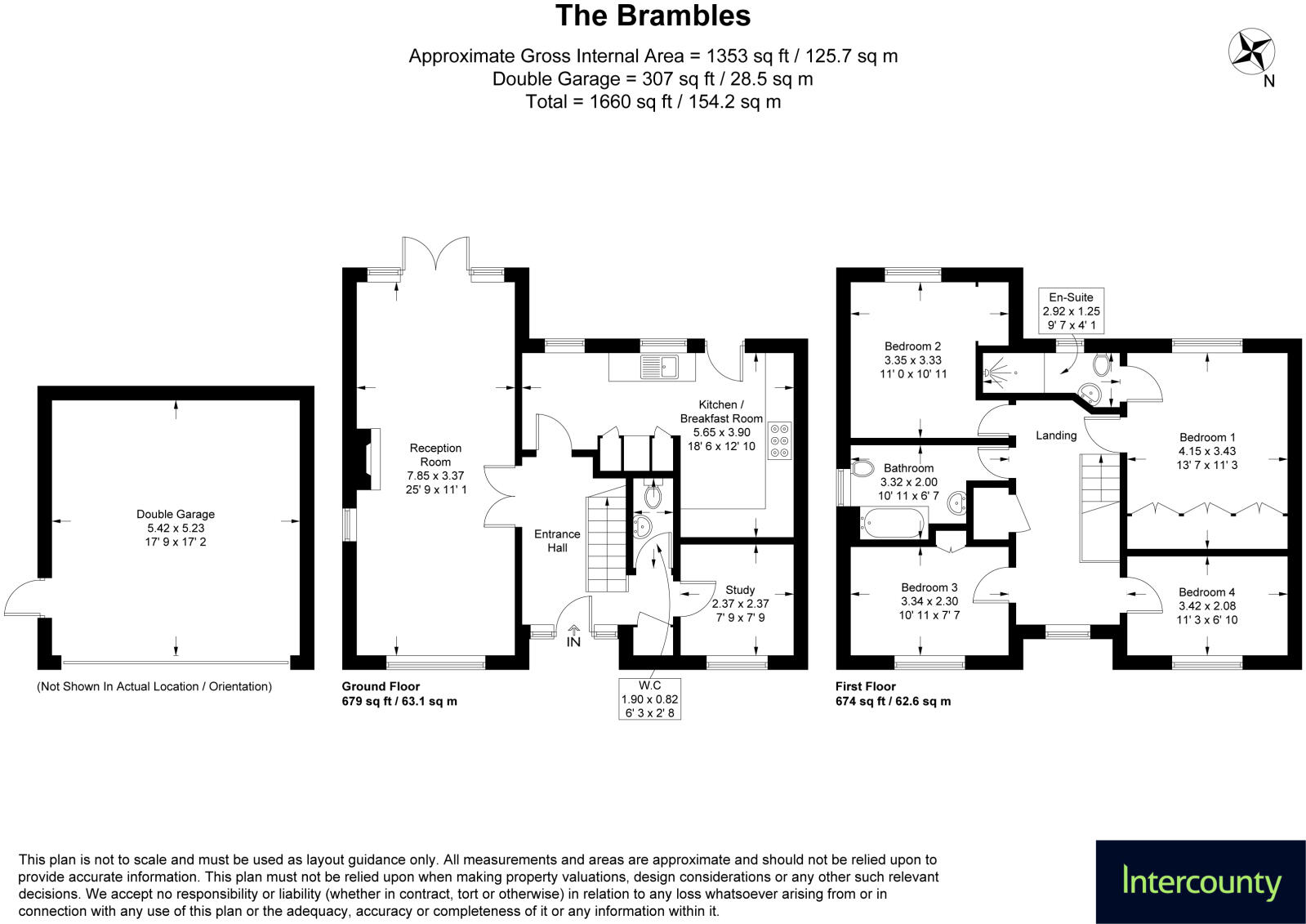 The Brambles, Bishop's Stortford, Hertfordshire, CM23 floorplan