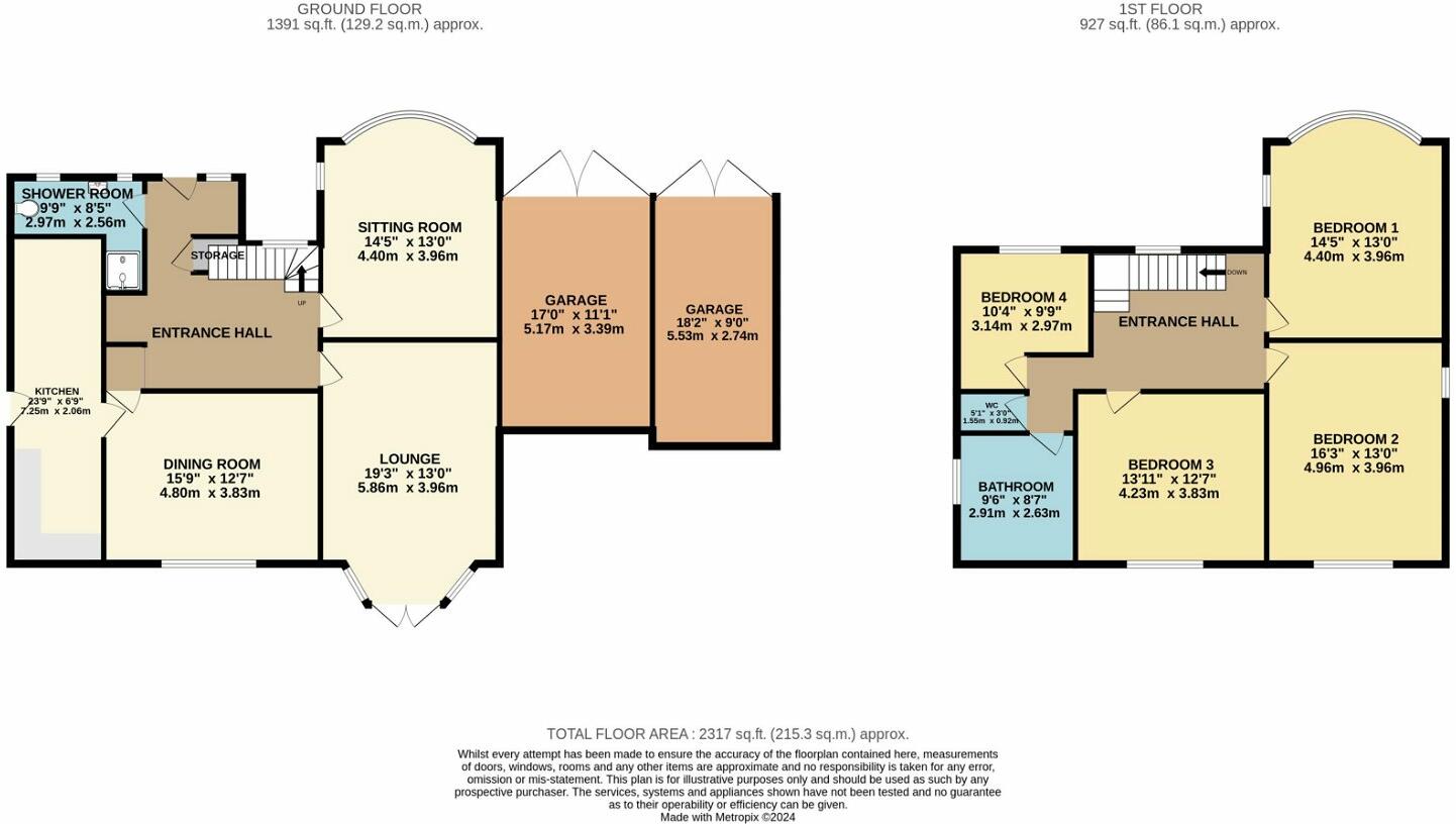 Oakwood Avenue, Gatley floorplan