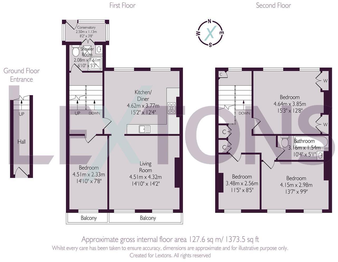 Roundhill Crescent, Brighton floorplan