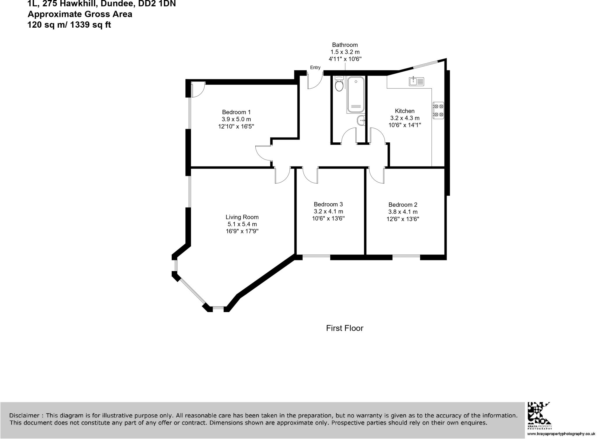 275, Hawkhill, Dundee, Dundee City floorplan