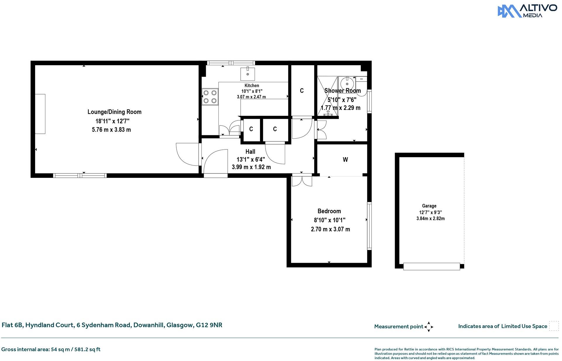 Sydenham Road, Dowanhill, Glasgow floorplan