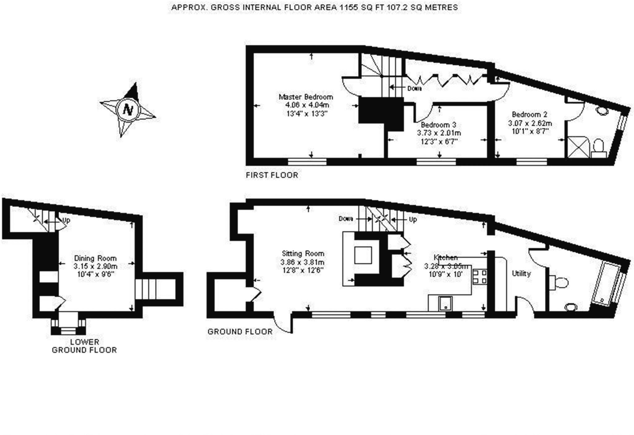 The Square, Titchfield  floorplan