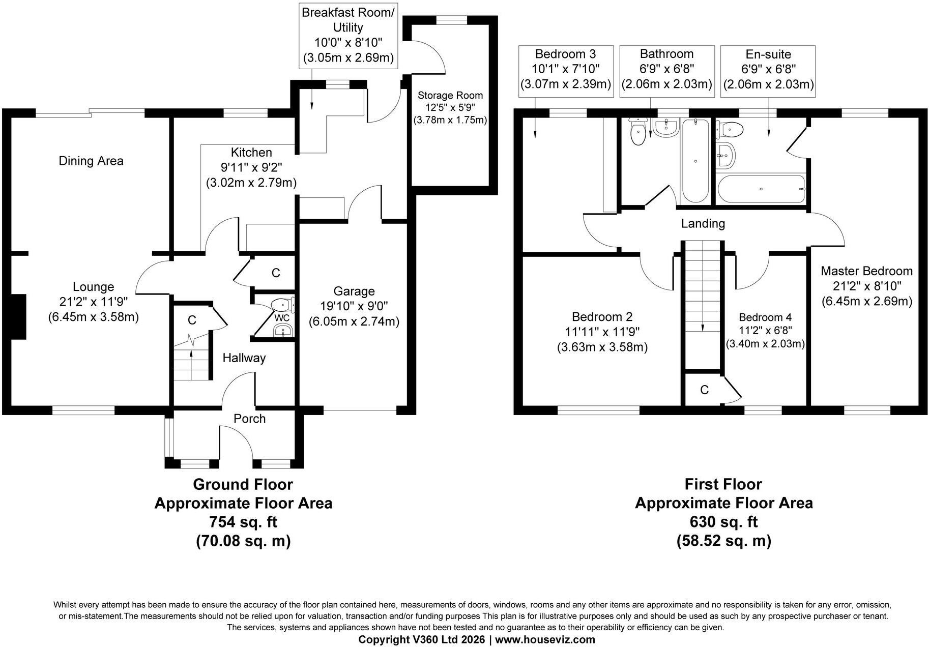 Croft Close, Rowton, CH3 floorplan