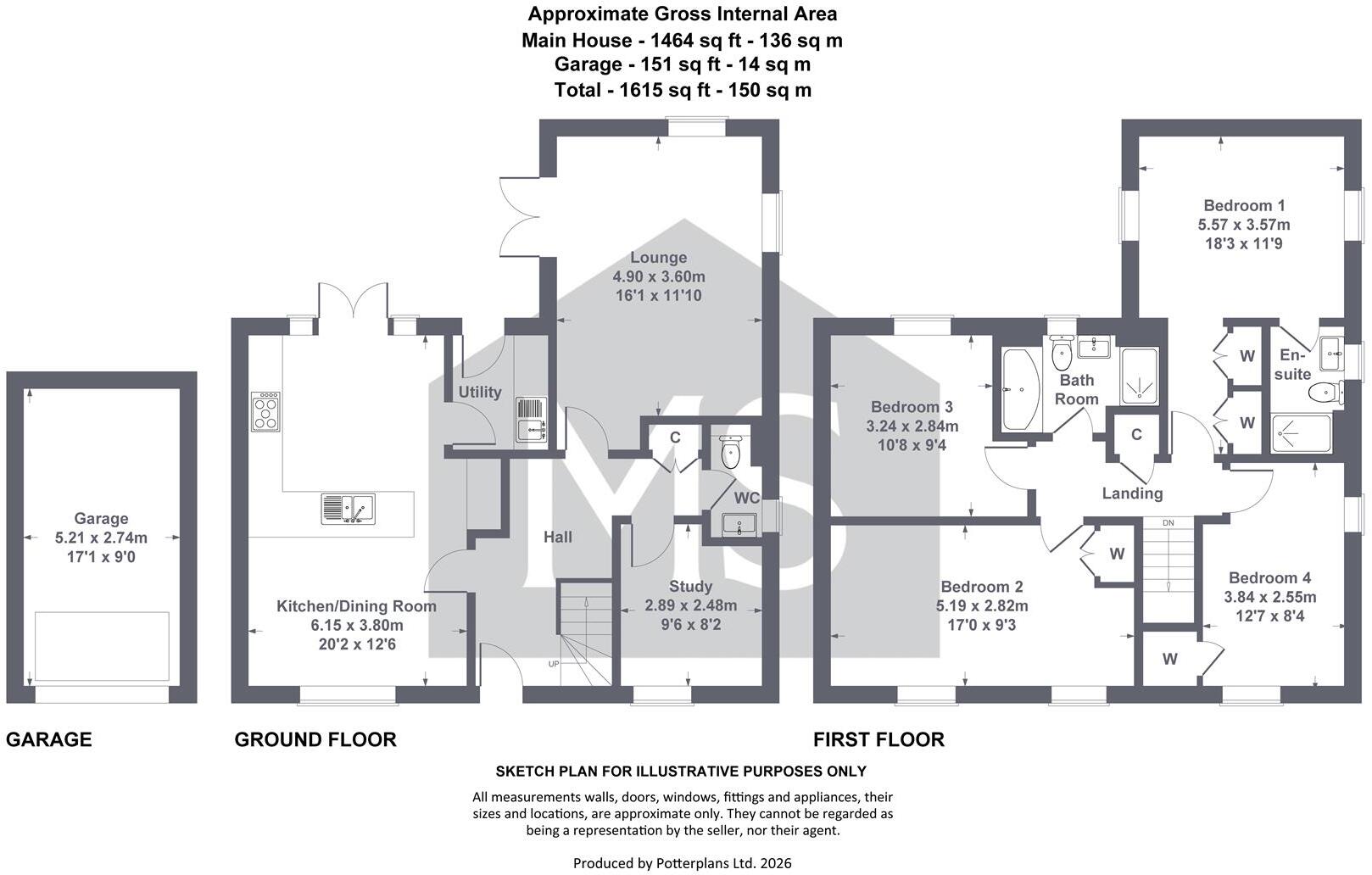 Derwent Road, Pickering floorplan