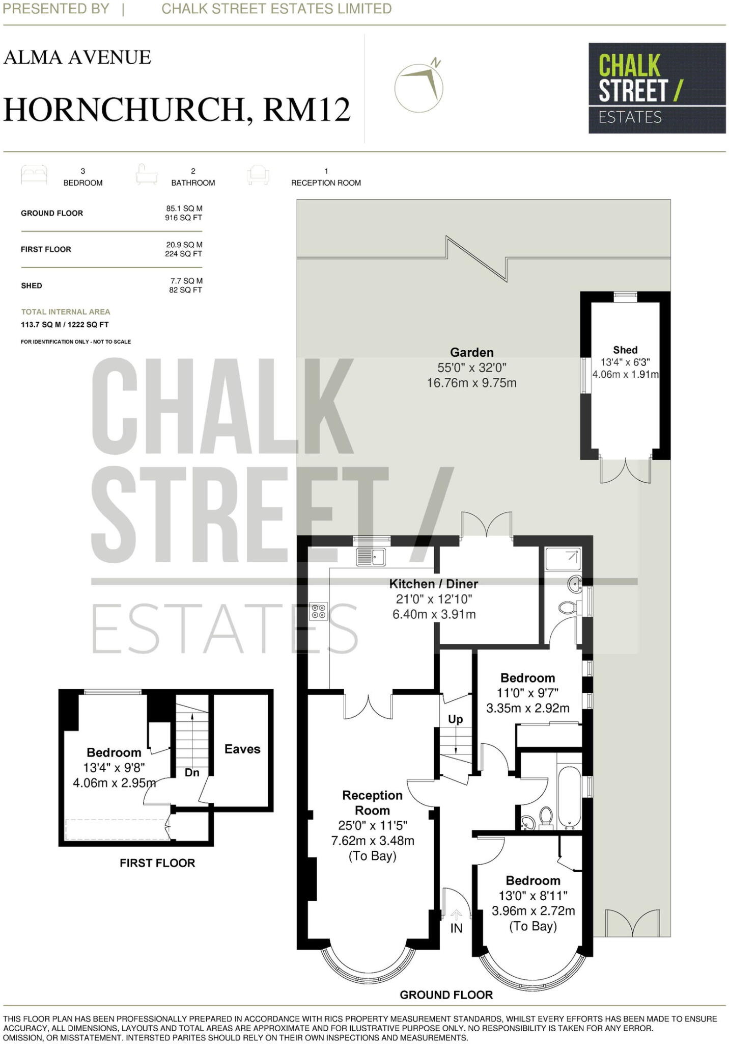 Alma Avenue, Hornchurch, RM12 floorplan