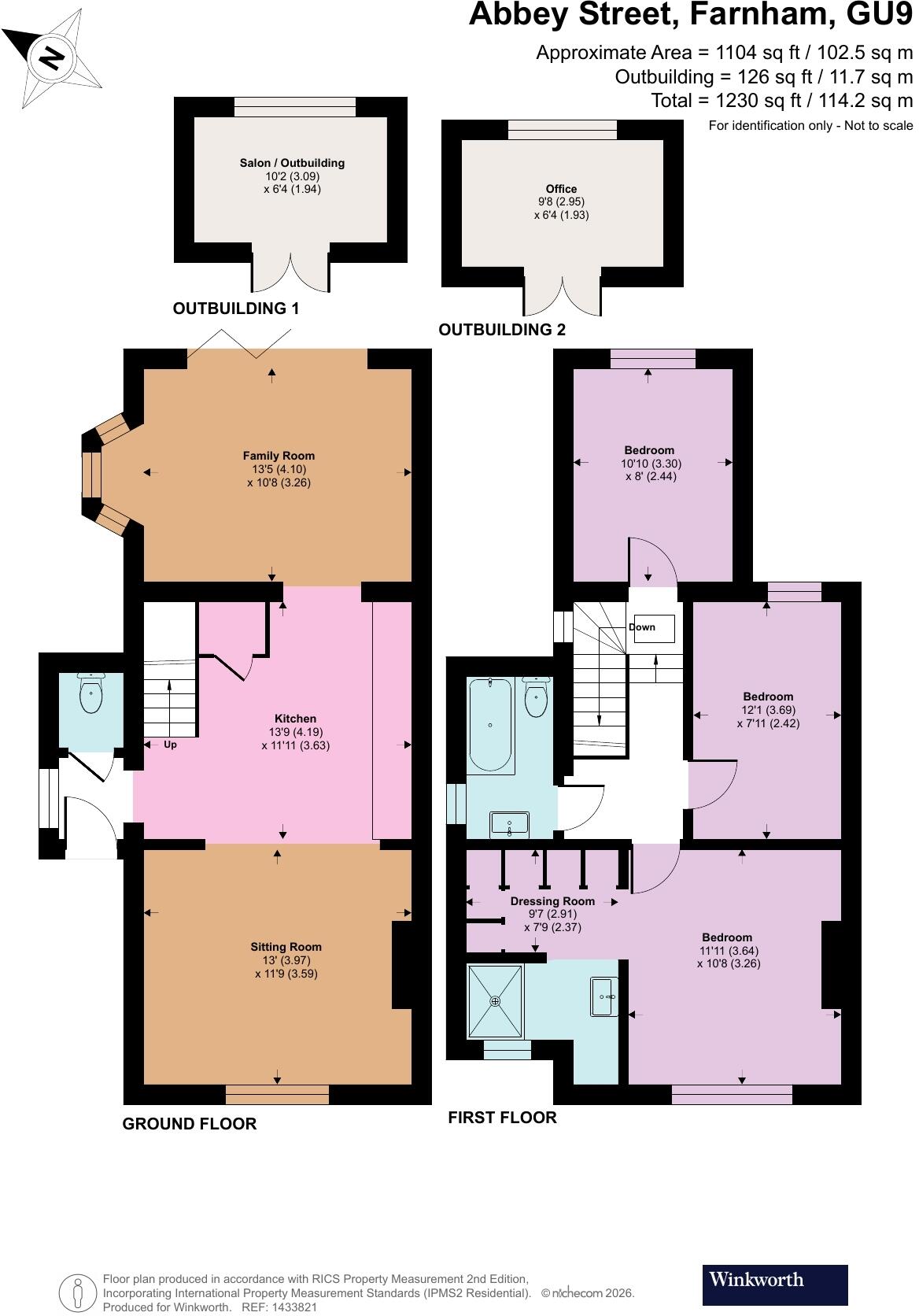 Abbey Street, Farnham, Surrey, GU9 floorplan