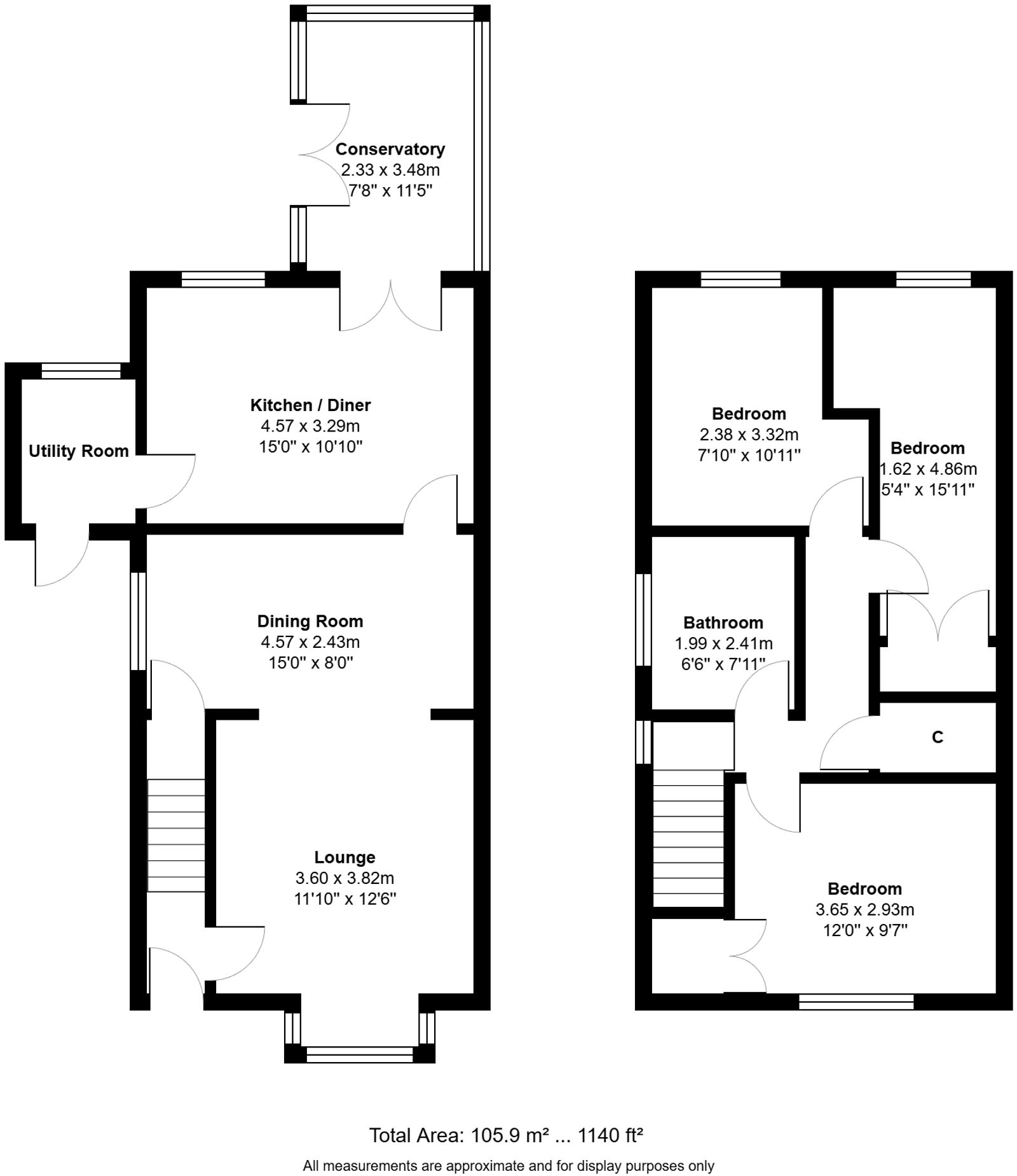 Yew Tree Road, Ormskirk, L39 floorplan