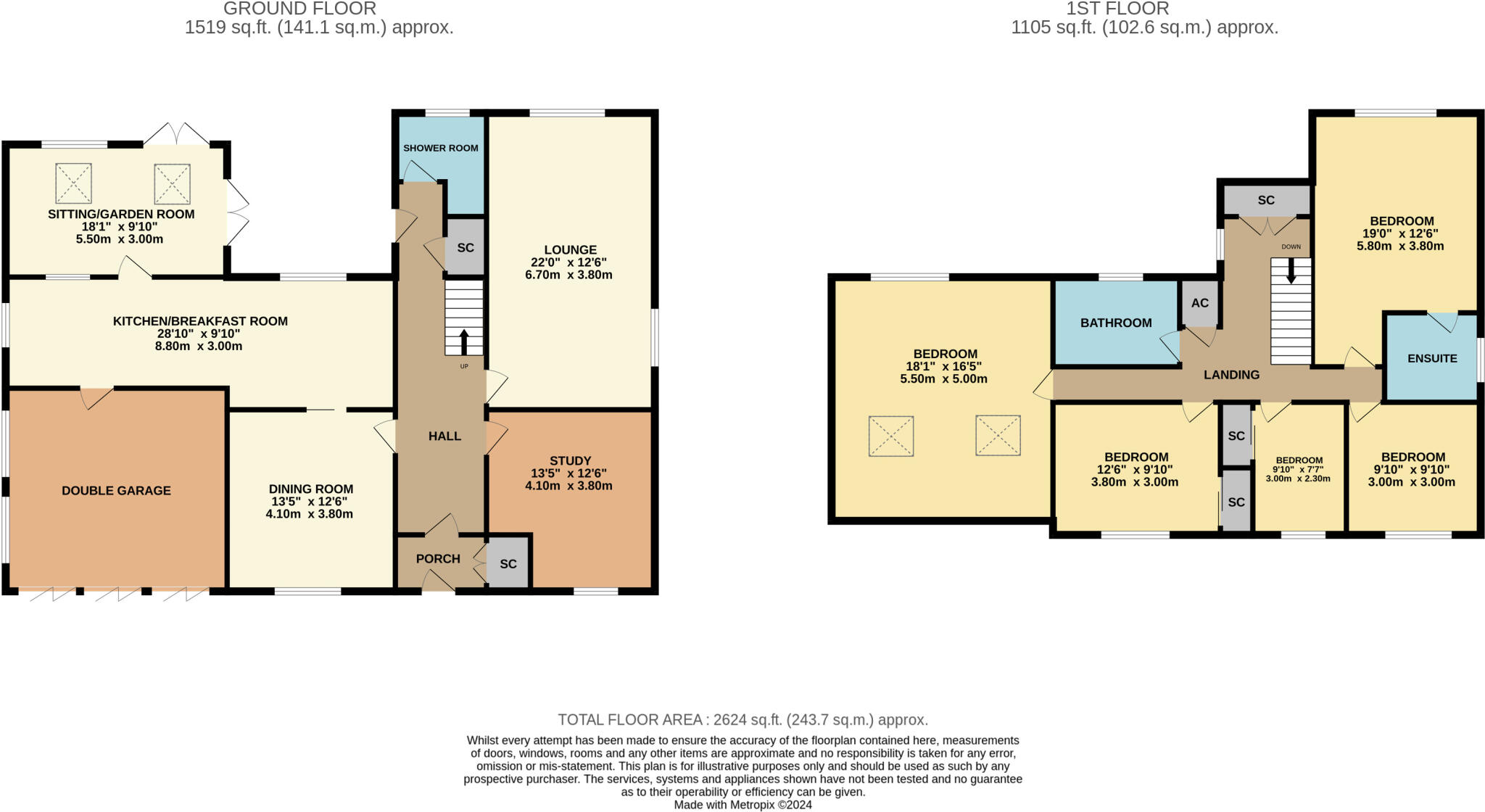 Park Road, Toddington, Bedfordshire, LU5 floorplan