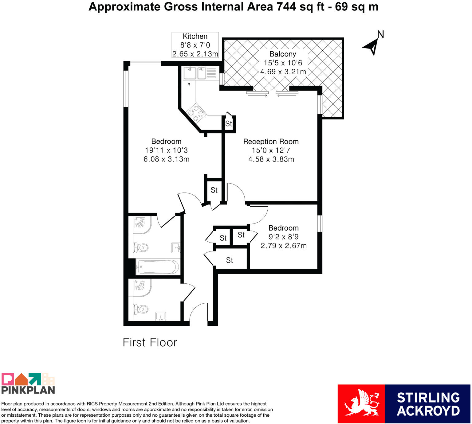 73, Upper Richmond Road, London, SW15 floorplan