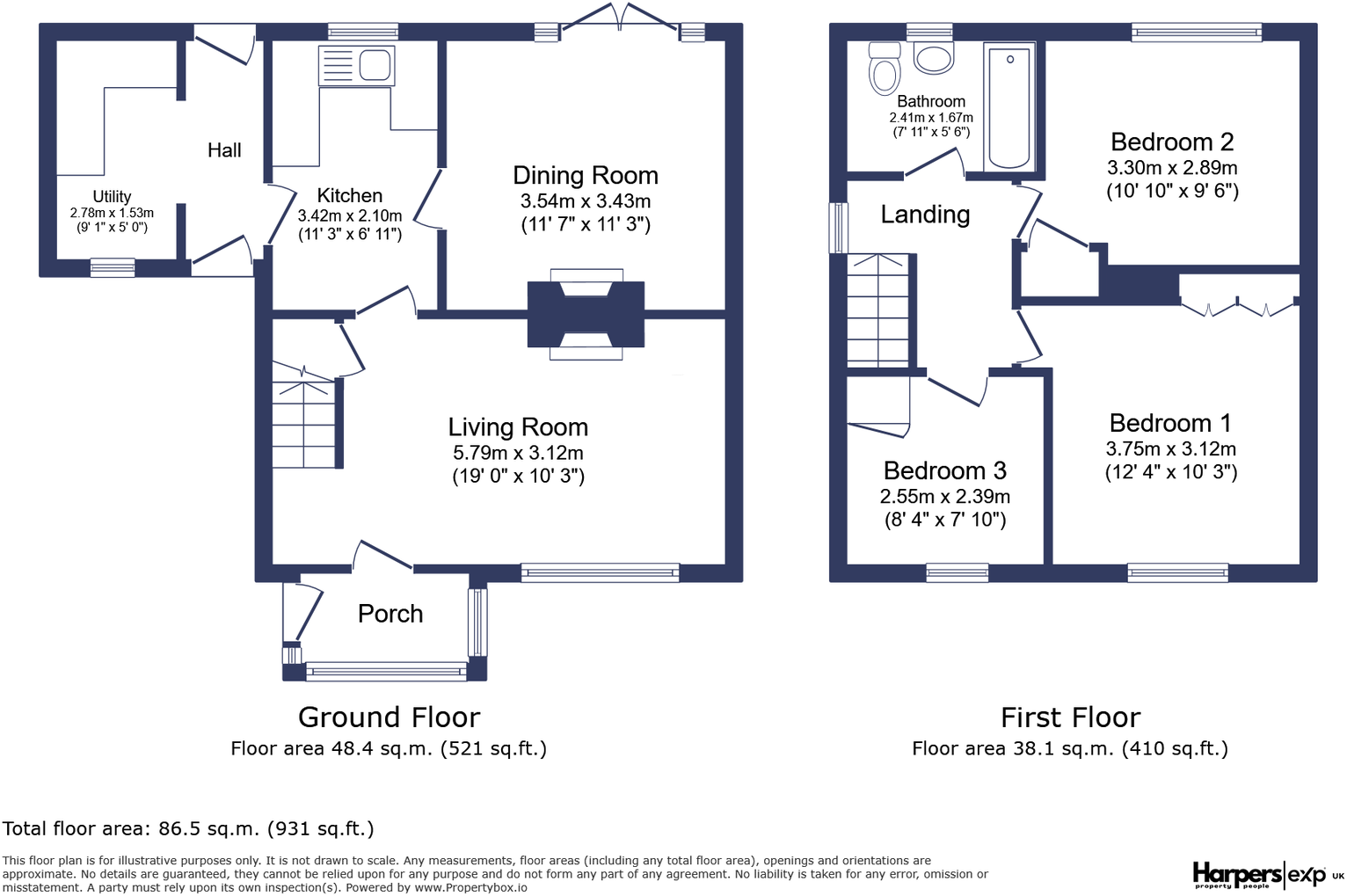 Rutherford Close, Choppington, NE62 5DT floorplan
