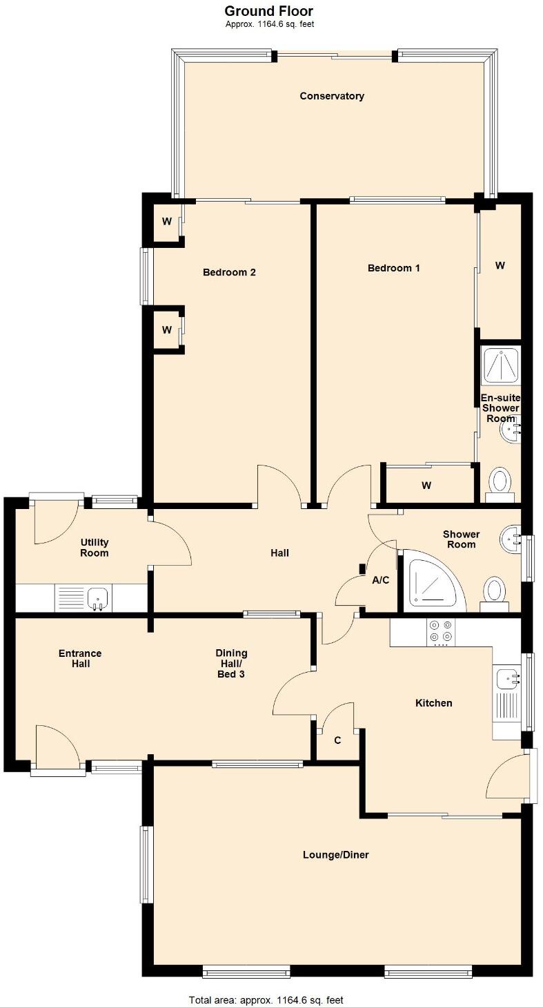 Perowne Way, Sandown, Isle Of Wight, PO36 floorplan
