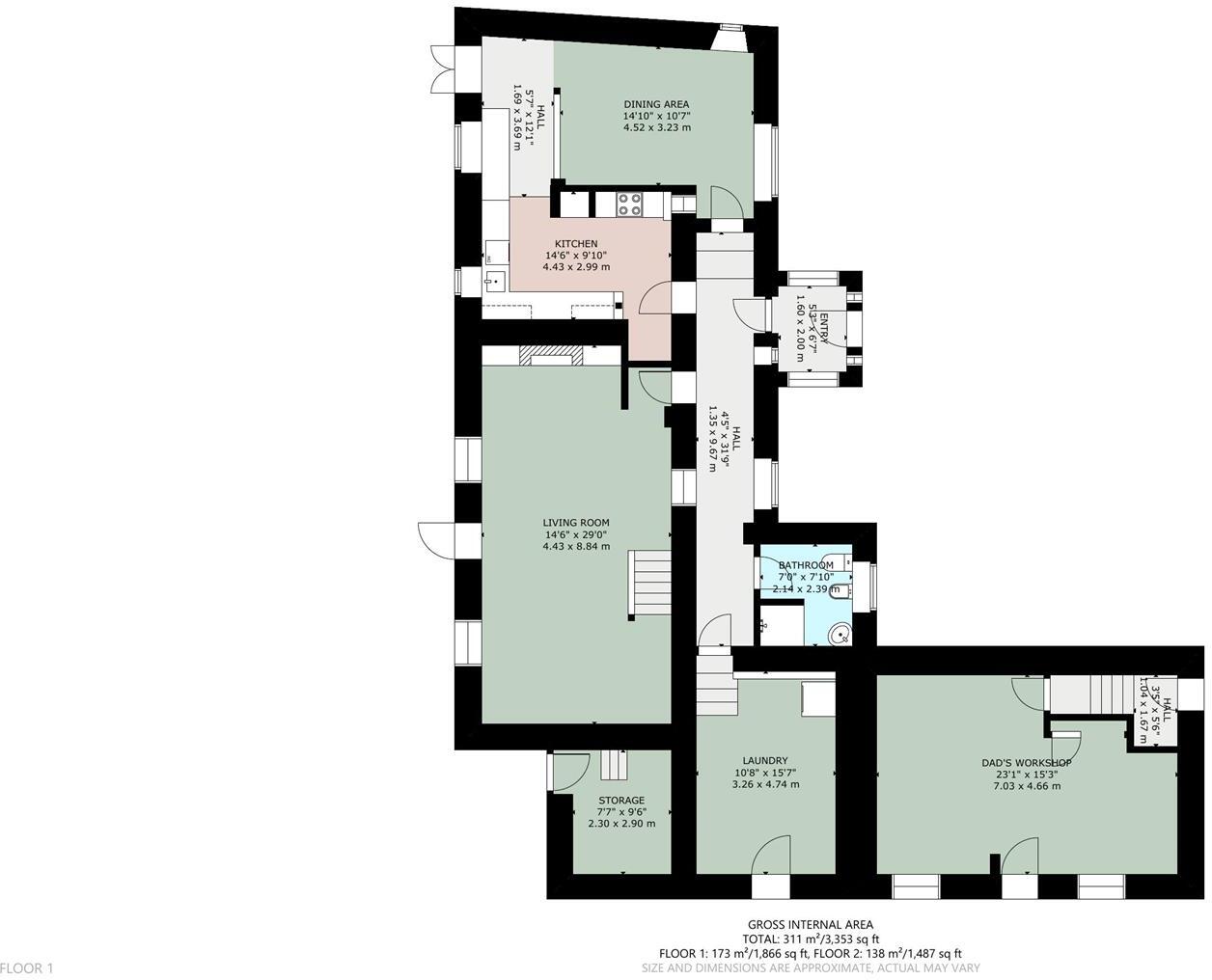 Ellonby, Penrith floorplan