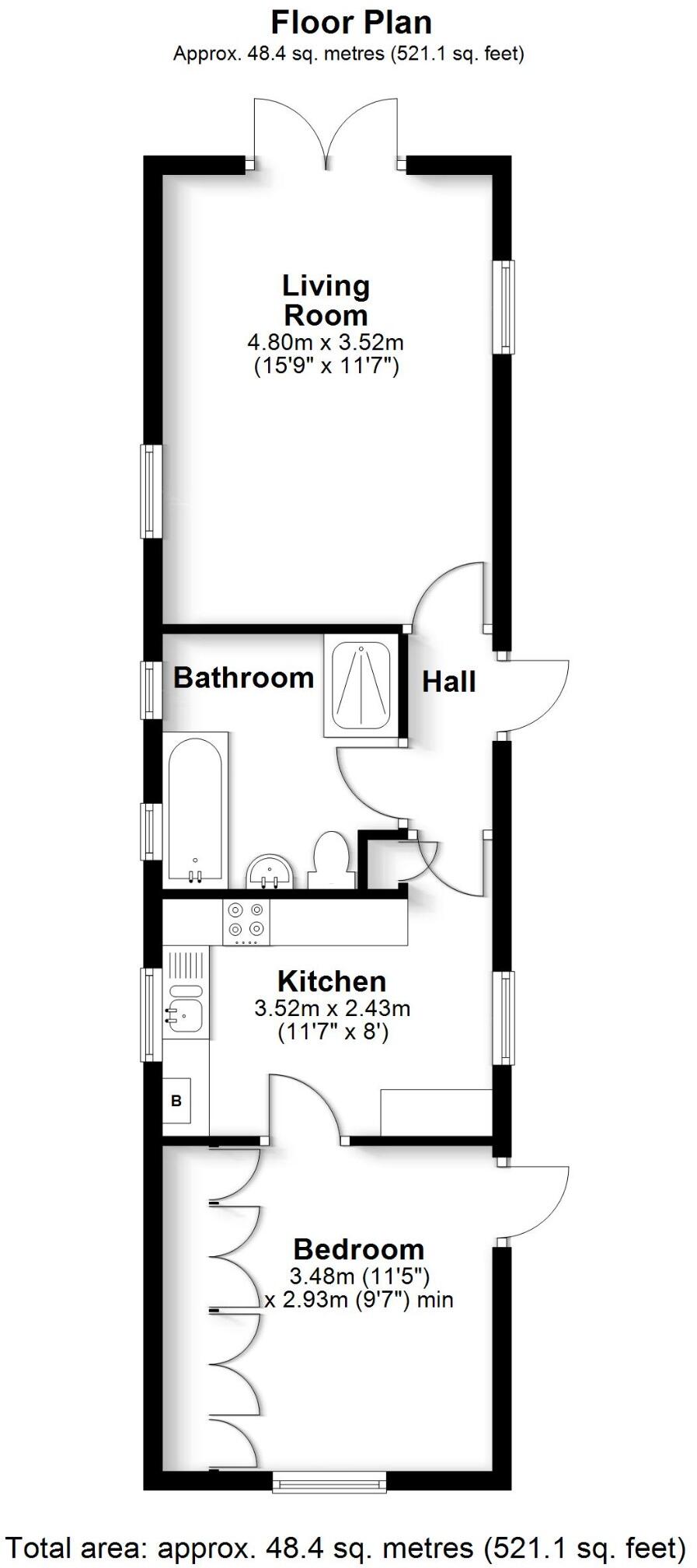 Dibles Park, Warsash floorplan