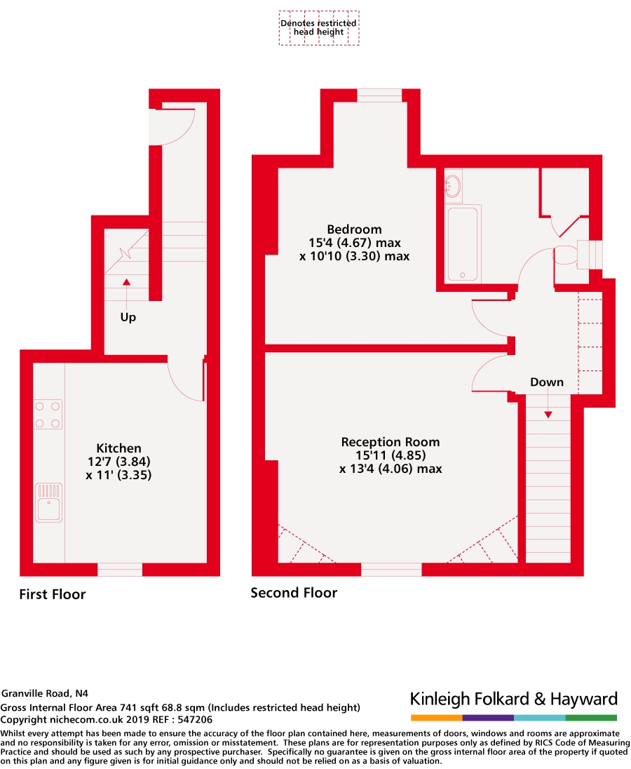 Granville Road, Crouch End, London, N4 floorplan