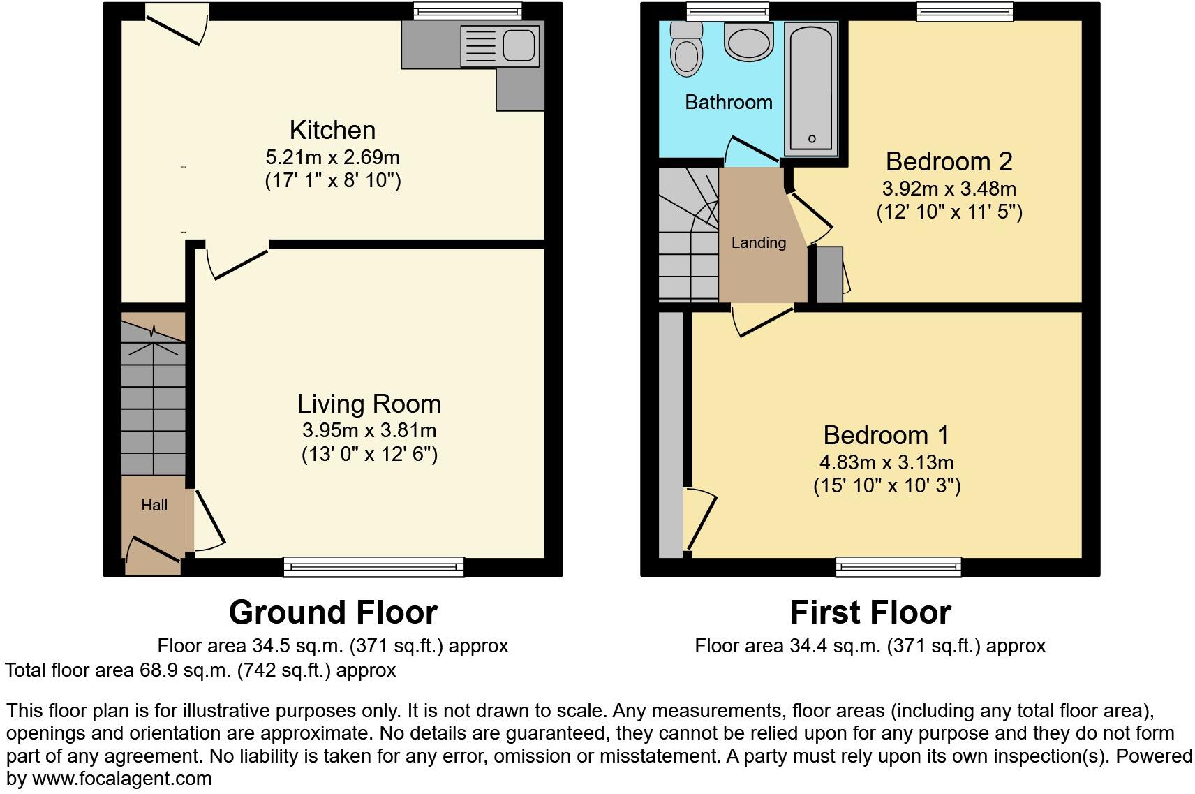 Reevy Road West, Bradford, BD6 floorplan
