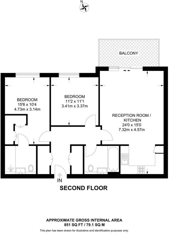 Lyon House, Chaplin Drive, Barnet, EN4 floorplan