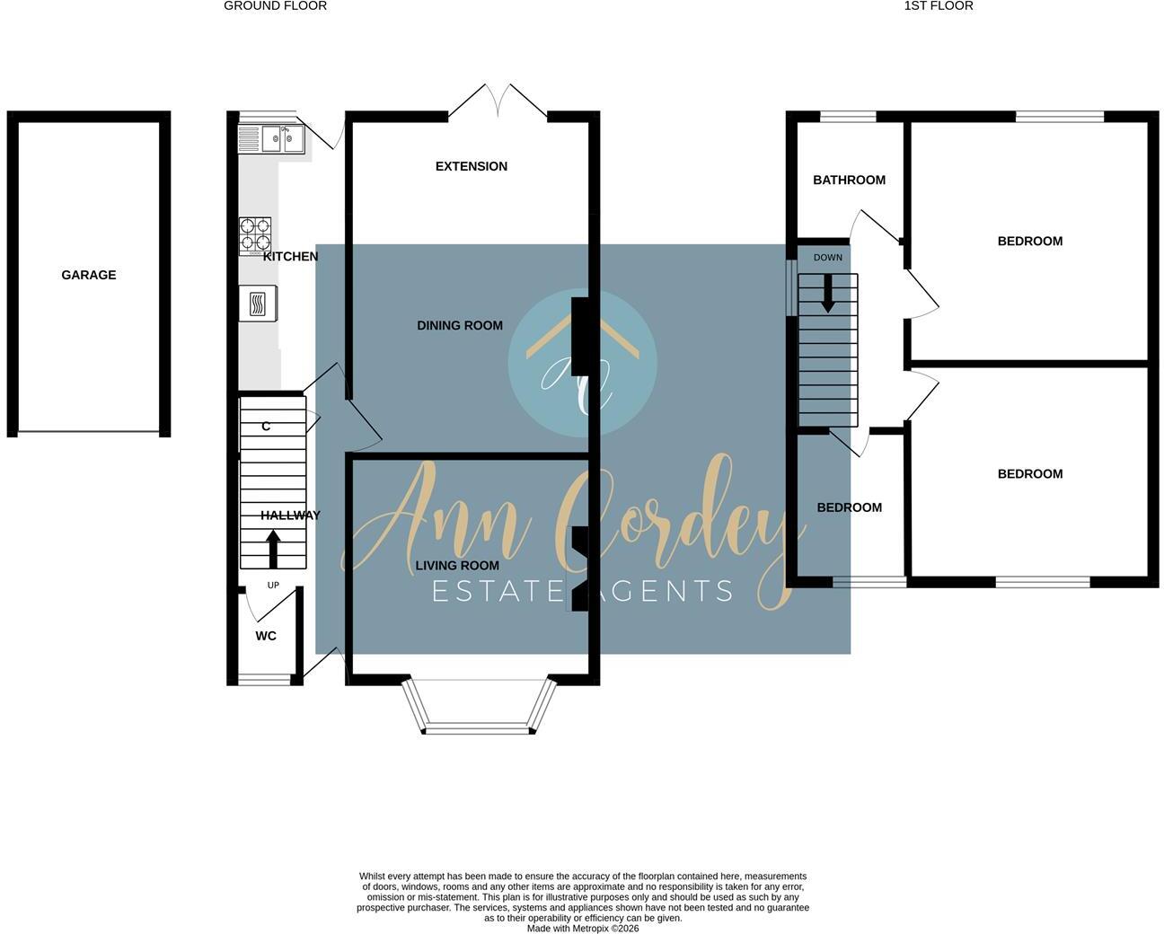 Bates Avenue, Darlington floorplan