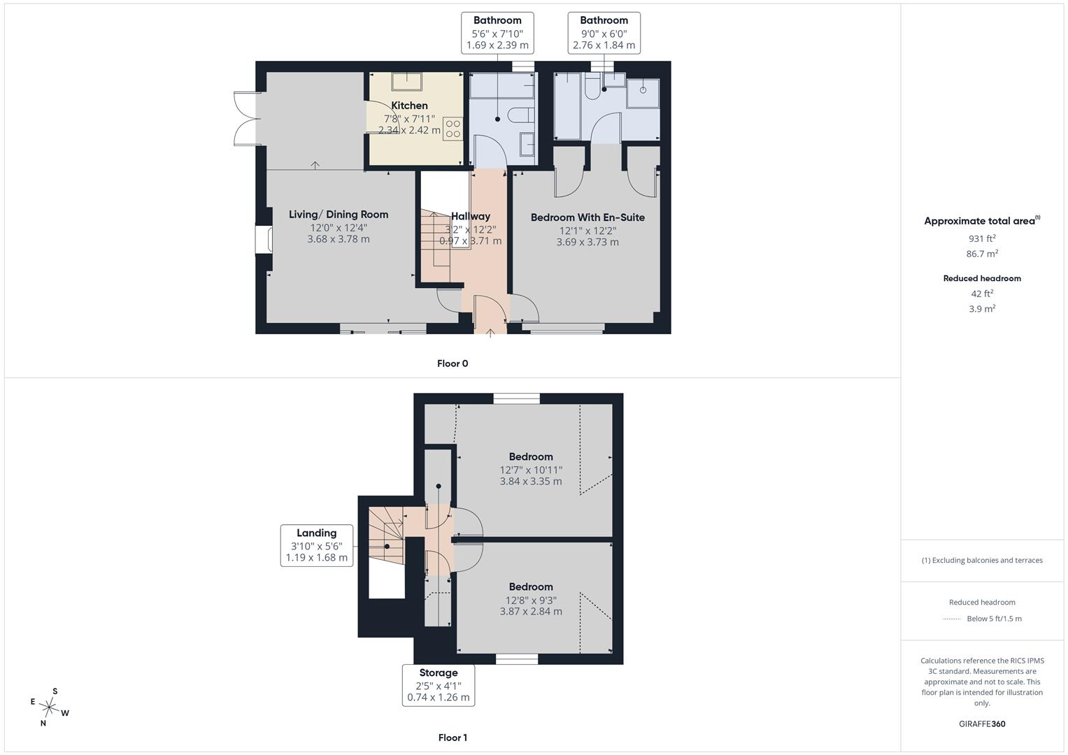 Foxes Walk, Allestree, Derby floorplan