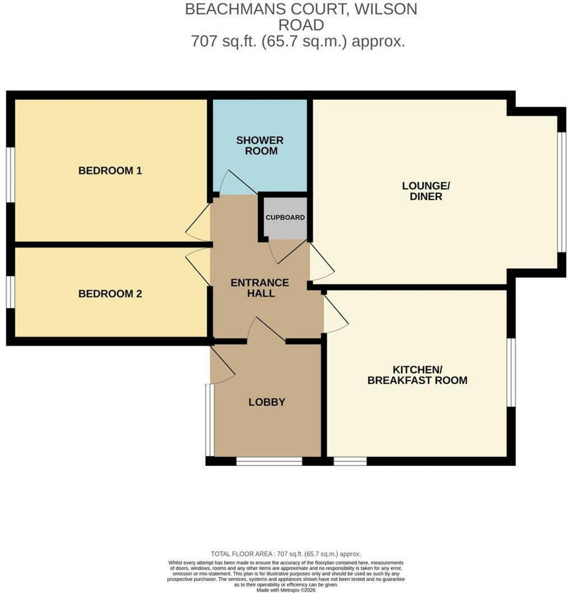 Wilson Road, LOWESTOFT floorplan