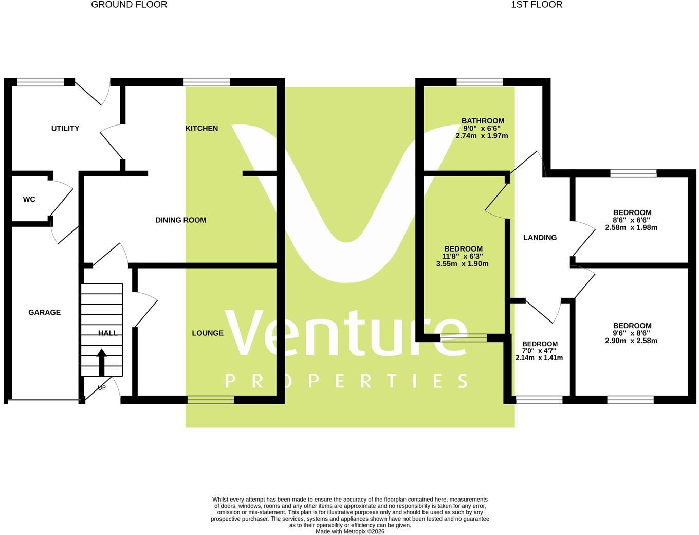 Atkinson Road, Chester Le Street floorplan
